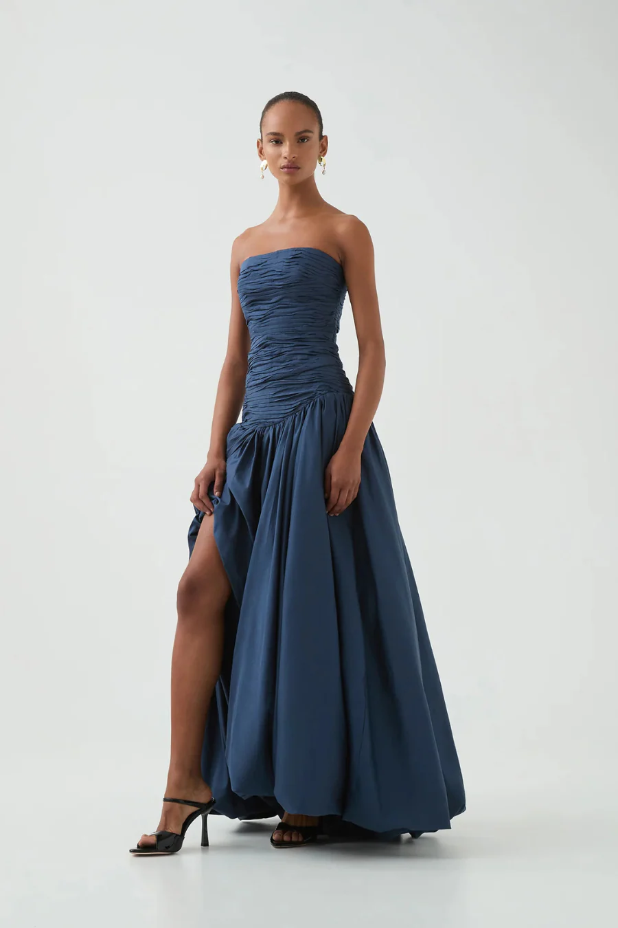 Violette Bubble Skirt Slate - Image 3