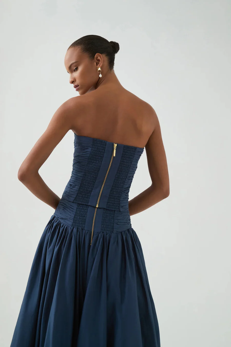 Violette Bubble Skirt Slate - Image 4