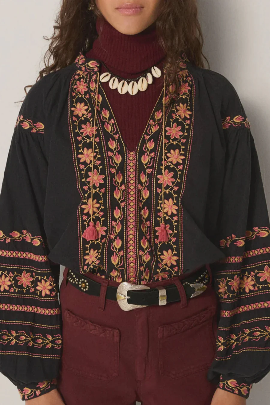 Virginia Blouse Night Garden