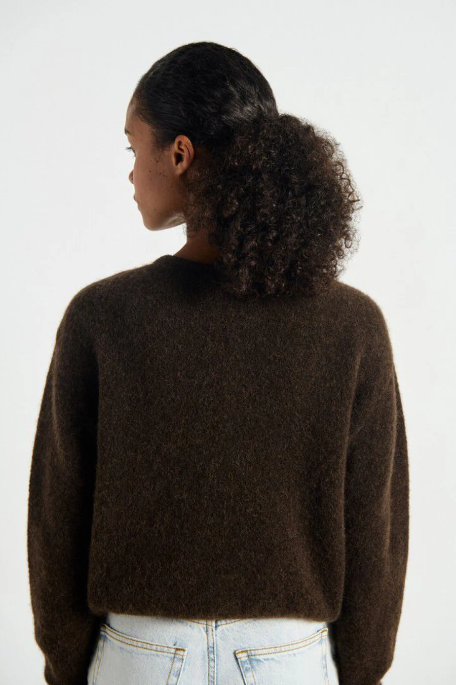 Vitow Cardigan Coffee Melange - Image 2