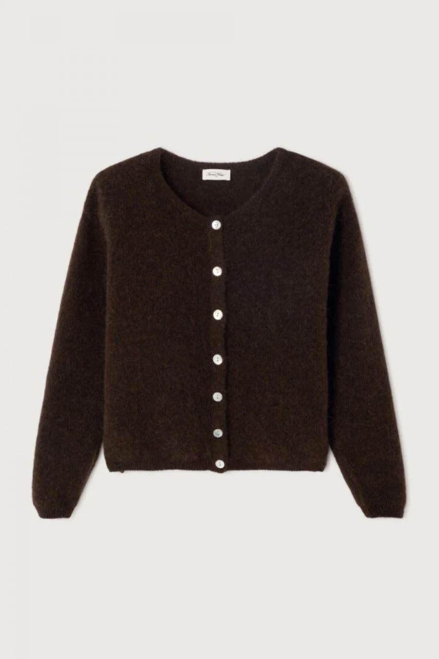 Vitow Cardigan Coffee Melange - Image 3