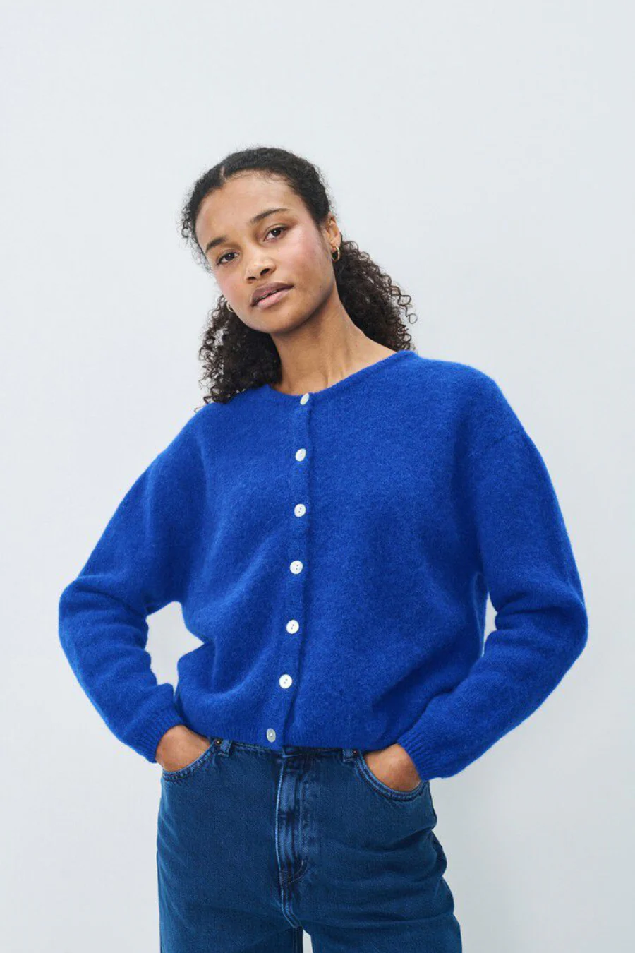 Vitow Cardigan Royal Blue