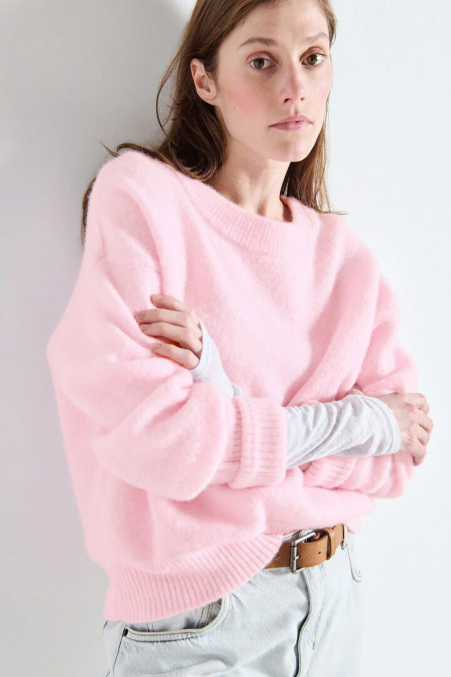 Vitow Jumper Sugared Almond Melange - Image 3