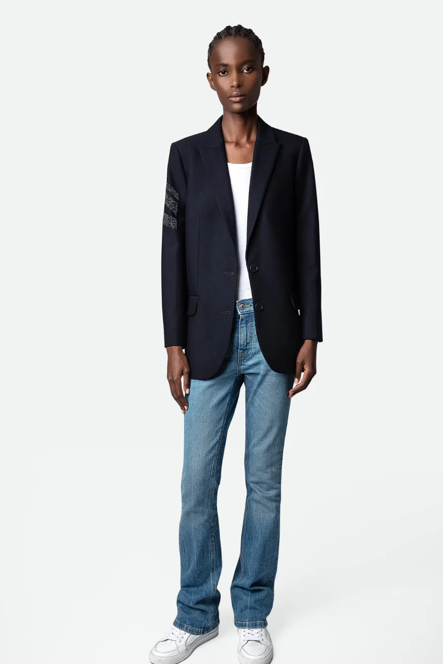 Viva Arrow Strass Blazer Encre