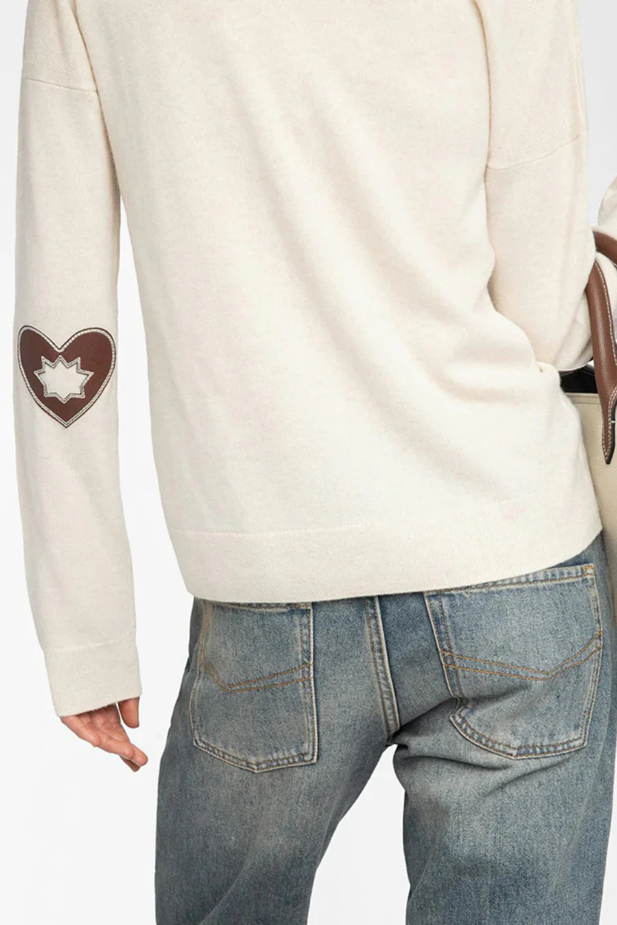 Vivi Patch Heart Ecru - Image 2