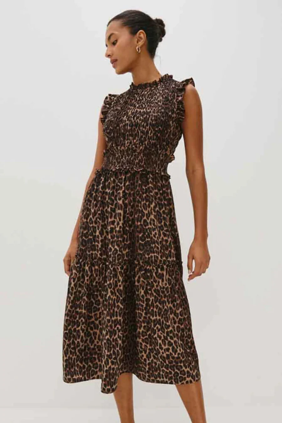 Vivier Dress Brown Nala - Image 4