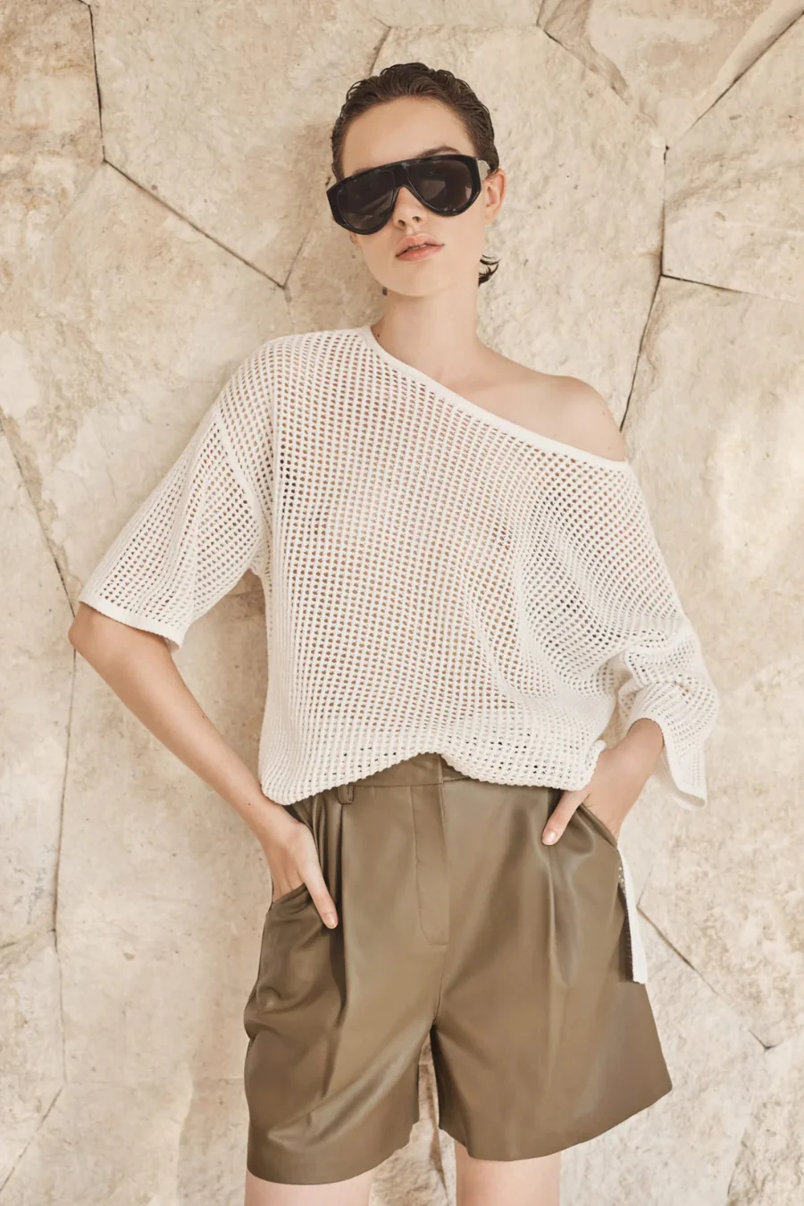 Vulture Leather Short Sage - Image 5