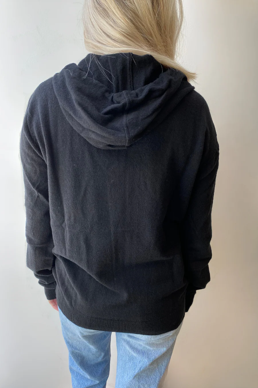 Wisdom Zip Hoodie Black - Image 3