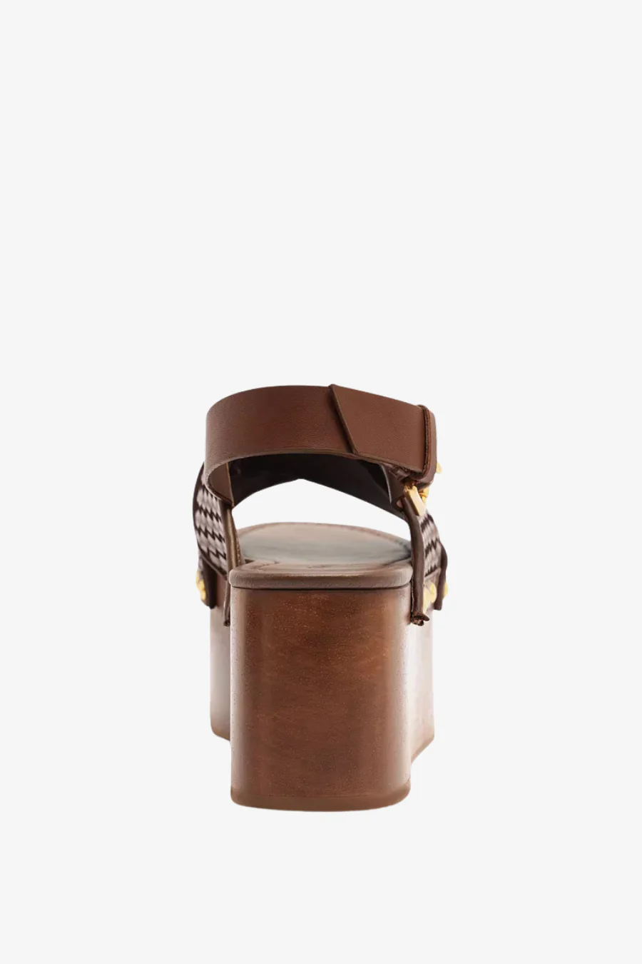 Woven Platform Sandal Walnut - Image 3