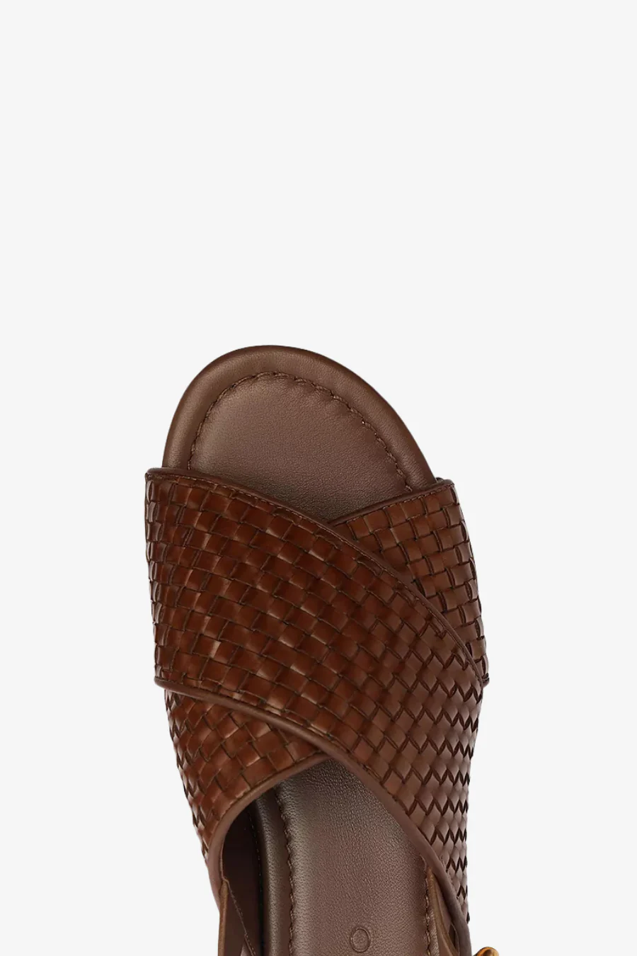 Woven Platform Sandal Walnut - Image 4