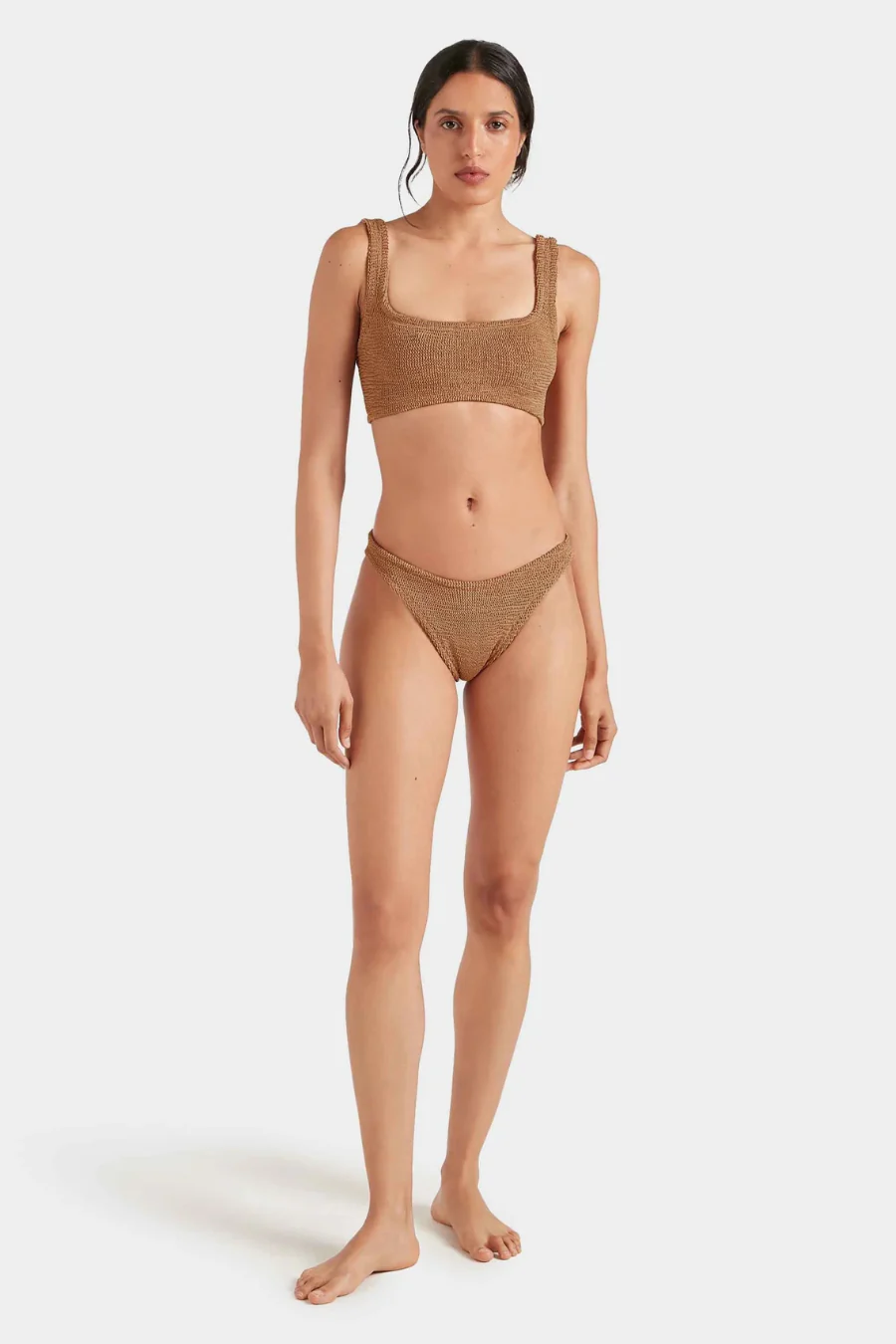 Xandra Bikini Metallic Cocoa - Image 3