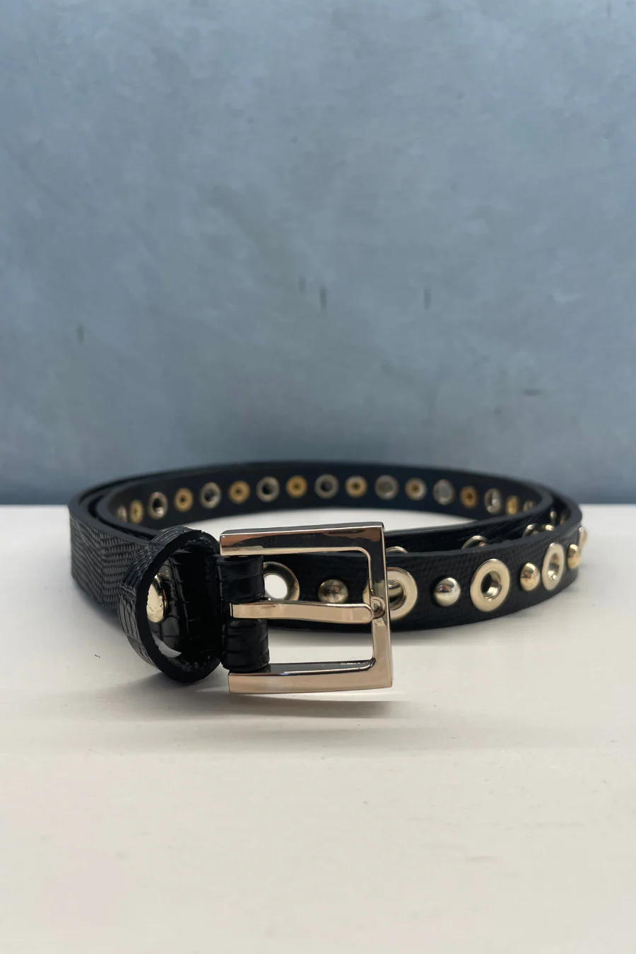 Zoe Studded Belt Nero - Image 2